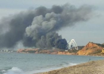 ანექსირებულ ყირიმში, ბელბეკის აეროდრომზე ხანძარი გაჩნდა