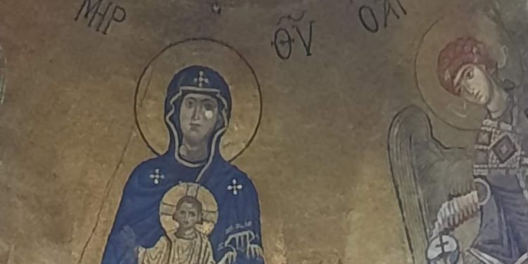 გელათში მეთორმეტე საუკუნის ღვთისმშობლის მოზაიკა დაზიანდა