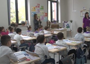 პირველკლასელების ღონისძიება ოზურგეთის პირველ საჯარო სკოლაში