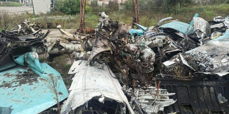 უკრაინელებმა ლიმანთან რუსული ბომბდამშენი ჩამოაგდეს