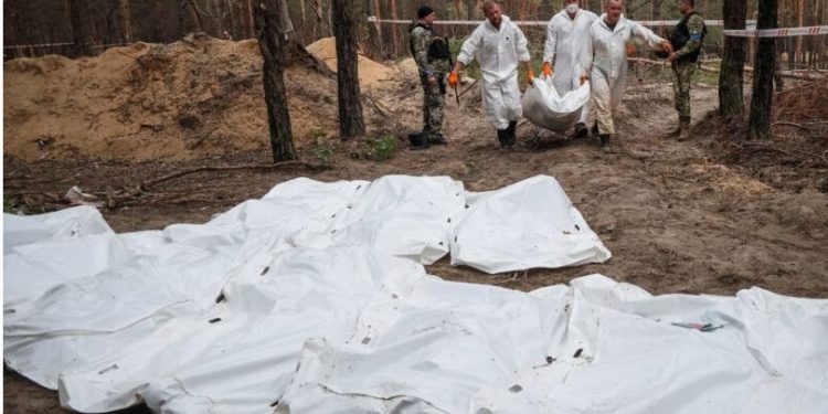 534 მშვიდობიანი მოქალაქის ცხედარი იპოვეს , ხარკივის დეოკუპირებულ ნაწილში