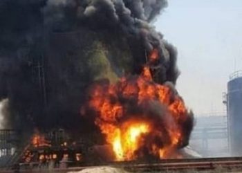 რუსეთში, ბრიანსკის ოლქში, ნავთობის საცავში ხანძარია