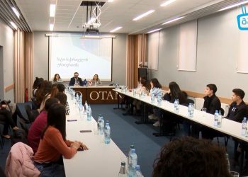 კულტურულ საგანმანათლებლო ტურის მონაწილე სტუდენტები საქართველოში ნატო-ს სამეკავშირეო ოფისს ეწვივნენ