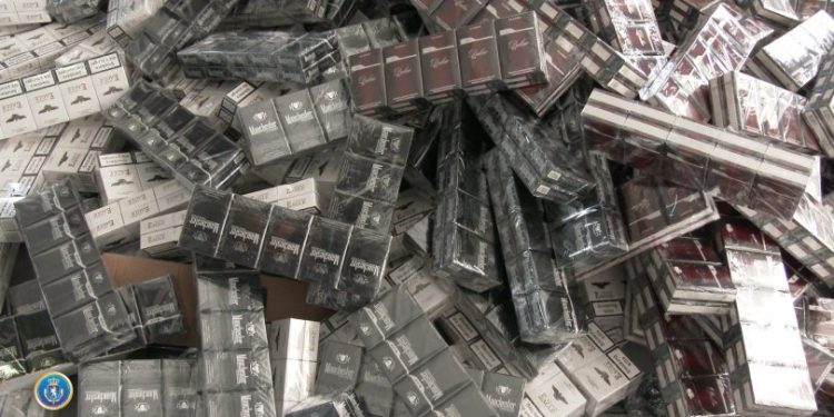 65 780 ლარის უაქციზო სიგარეტის გადაზიდვისთვის ერთი ადამიანი დააკავეს