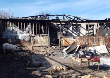 ქარელში ბავშვმა შემთხვევით საკუთარი სახლი გადაწვა