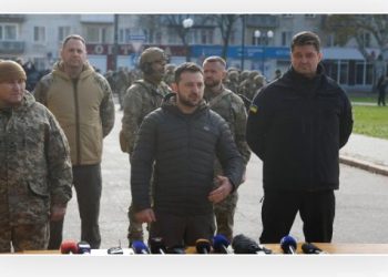 ვოლოდიმირ ზელენსკი ხერსონში ჩავიდა