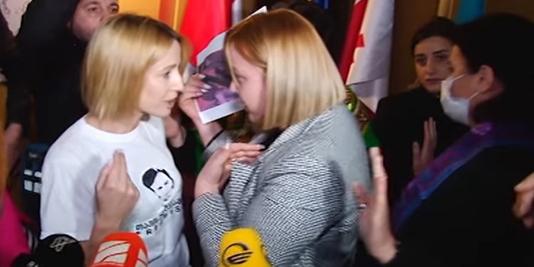 ვიდეო – სიტყვიერი დაპირისპირება და ფიზიკური შეხლა-შემოხლა ოზურგეთის საკრებულოს სხდომაზე