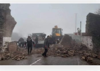 სიღნაღში, ავტოსაგზაო შემთხვევის შედეგად თაღი დაზიანდა