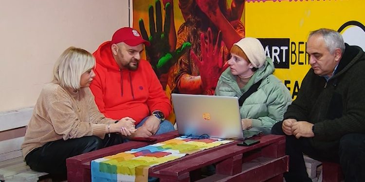 მობილური კინოთეატრი გურიაში მცხოვრები ახალგაზრდებისთვის