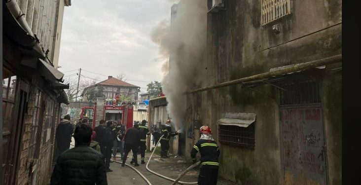 ხანძარი ოზურგეთში