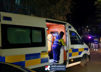 რუსთავში ქვეითად მოსიარულე დედა-შვილს ავტომობილი დაეჯახა