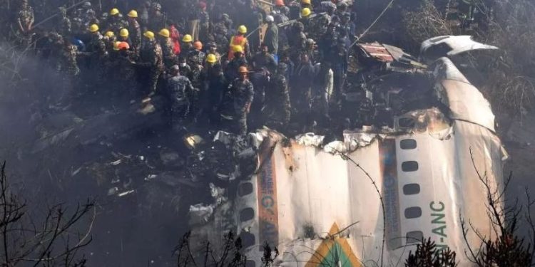 ნეპალში თვითმფრინავის ჩამოვარდნის შედეგად 68 ადამიანი დაიღუპა