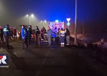 ვიდეო – მსხვერპლი მოყვა ავარიას თბილისი-რუსთავის ავტობანზე