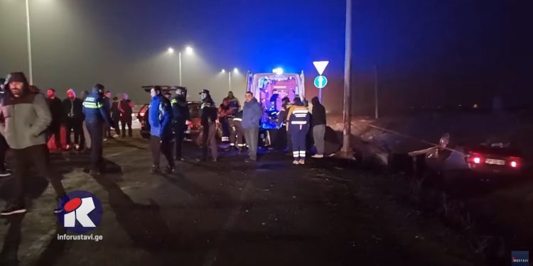 ვიდეო – მსხვერპლი მოყვა ავარიას თბილისი-რუსთავის ავტობანზე