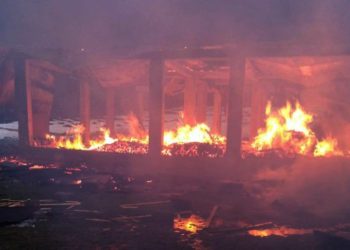 ხულოში 5-სულიანი ოჯახის სახლი დაიწვა