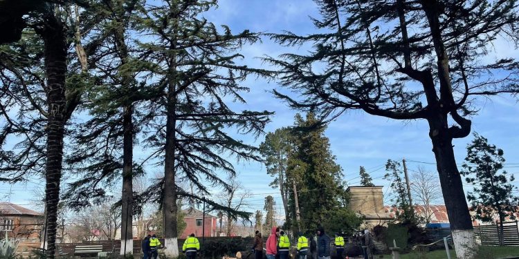 სტიქია ლანჩხუთში – დაზიანებულია 35 წლამდე მამაკაცი