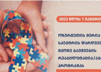 ოზურგეთის მერია, აუტისტური სპექტრის დარღვევების მქონე ბავშვების რეაბილიტაციის პროგრამას დაააფინანსებს