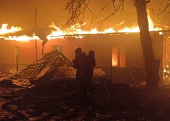 ტყიბულის მუნიციპალიტეტში საცხოვრებელი სახლი დაიწვა