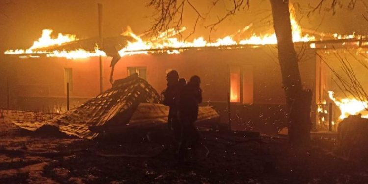 ტყიბულის მუნიციპალიტეტში საცხოვრებელი სახლი დაიწვა