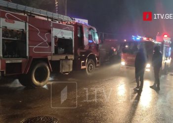 ბათუმში, ე.წ. ხოფის ბაზრობაზე ხანძარი იყო