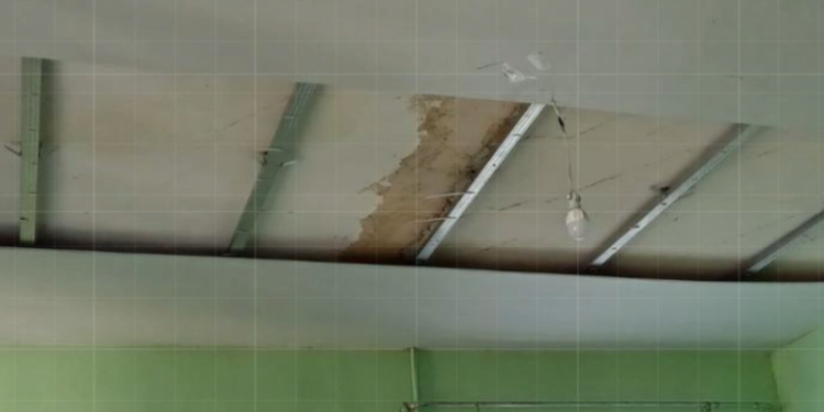 თბილისის 89-ე საჯარო სკოლაში ჭერი ჩამოინგრა