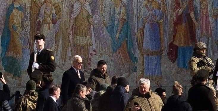 ჯო ბაიდენი კიევში ჩავიდა