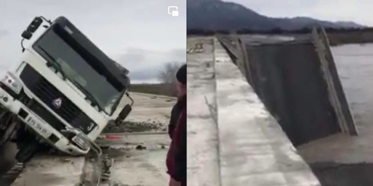 რატომ ჩავარდა სამტრედია-გრიგოლეთის გზაზე მშენებარე ხიდი? – გზების დეპარტამენტის განმარტება