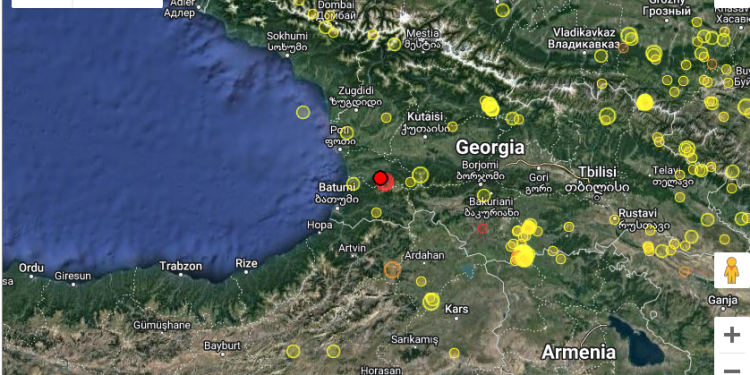 ცოტა ხნის წინ გურიაში კვლავ მიწისძვრა მოხდა