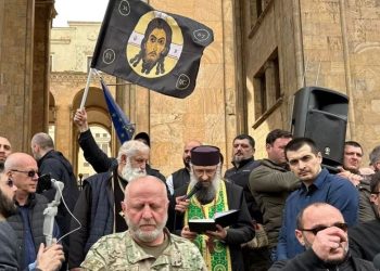 “14 მარტის საპროტესტო აქციაზე სასულიერო პირი თვითნებურად მოქმედებდა”-საპატრიარქოს განცხადება