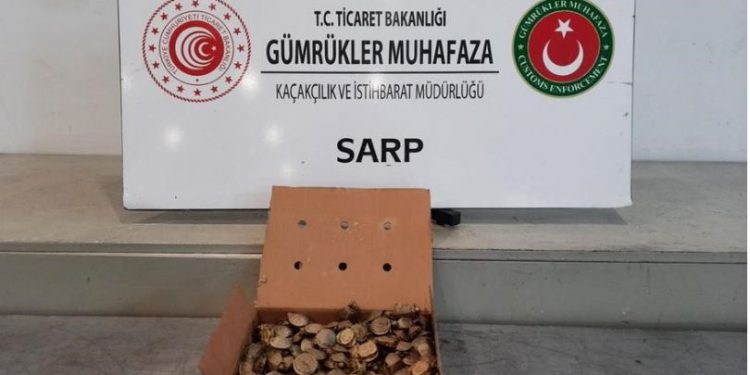 250 წყლის კუს ფარულად გადაყვანის ფაქტი, სარფის საბაჟოზე