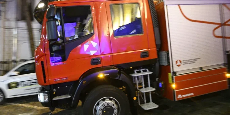 თბილისში სამარშრუტო ტაქსს ცეცხლი გაუჩნდა