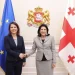 საქართველოს მოსახლეობა ევროკავშირის კანდიდატის სტატუსთან დაკავშირებით მეორე უარს ვერ გაიგებს – პრეზიდენტი ანალენა ბერბოკთან შეხვედრაზე