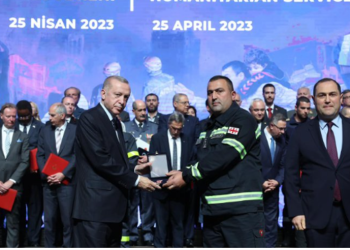 თურქეთის პრეზიდენტმა, სამაშველო ოპერაციაში მონაწილე ქართველი მაშველები დააჯილდოვა