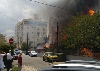 კვიპროსზე რუსეთის კულტურის ცენტრში ხანძარია, სავარაუდოდ შენობას მოლოტოვი ესროლეს