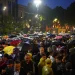პარლამენტთან, რუსეთ-საქართველოს შორის პირდაპირი ფრენების საწინააღმდეგო აქცია მიმდინარეობს