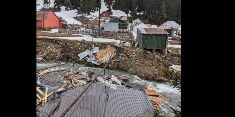ბახმაროში წელს ზვავმა 20-ზე მეტი სახლი დაანგრია