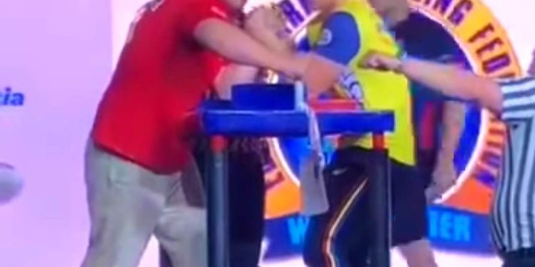 ოზურგეთელი მკლავჭიდელი ანრი სურმანიძე ევროპის ჩეპნიონია