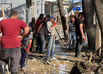 გურჯანში სტიქიის შედეგების სალიკვიდაციო სამუშაოები გრძელდება