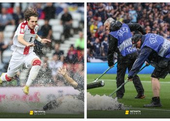 შოტლანდიისა და საქართველოს ეროვნული ნაკრებების მატჩი დროებით შეწყდა