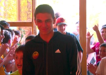 ევროპის ჩემპიონის ჭიდაობაში ერეკლე თავბერიძის დახვედრა ოზურგეთში