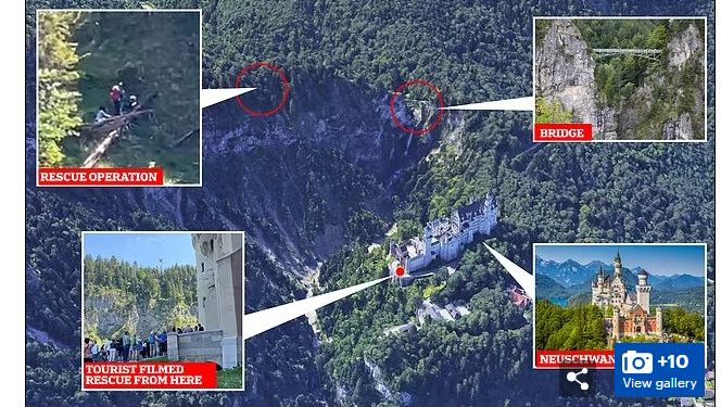 “უცხო კაცმა ამერიკელ ტურისტებს ხელი ჰკრა და ციხესიმაგრიდან გადააგდო” – შემთხვევა გერმანიაში