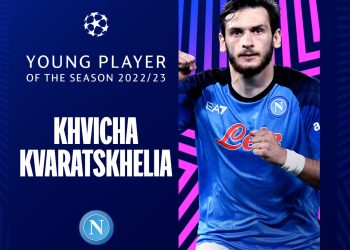 ხვიჩა კვარაცხელია ჩემიონატთა ლიგის საუკეთესო ახალგაზრდა ფეხბურთელად დასახელდა