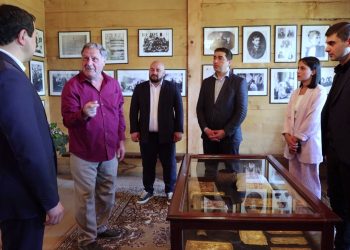 საქართველოს პარლამენტის თავმჯდომარემ სოფელ ლიხაურში ექვთიმე თაყაიშვილის სახლ-მუზეუმი მოინახულა