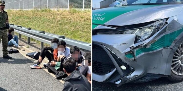 პოლონეთში, დააკავეს საქართველოს მოქალაქე, რომელიც სასაზღვრო პოლიციას დაეჯახა