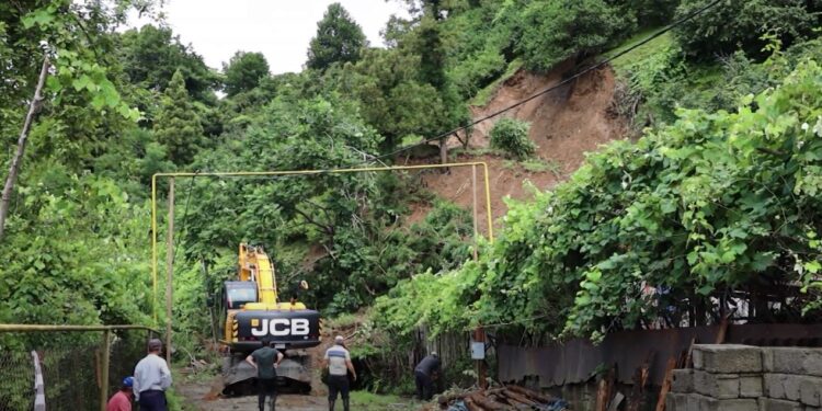 უამინდობა და ძლიერი წვიმა გურიაში – სტიქიის შედეგები