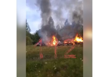 რუსეთში პრიგოჟინის კუთვნილი თვითმფრინავი ჩამოვარდა