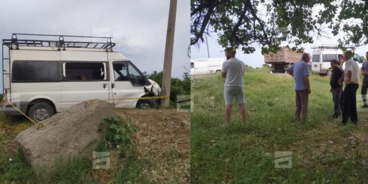 სამგზავრო მიკროავტობუსის მართვისას მძღოლი გულის შეტევით დაიღუპა – უბედური შემთხვევა მარნეულში