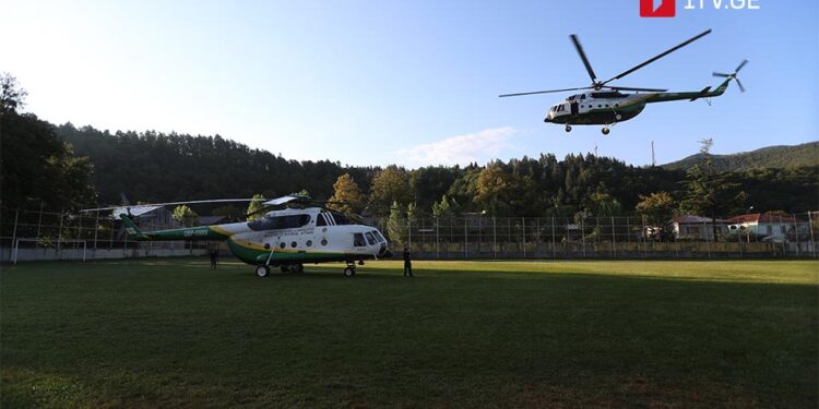 შოვში, სტიქიის ზონაში ავიაციამ მუშაობა განაახლა
