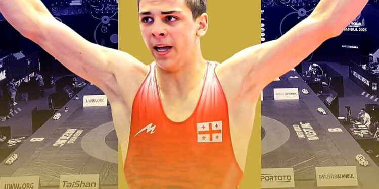 ოზურგეთელი მოჭიდავე ერეკლე თავბერიძე ისევ ჩემპიონია