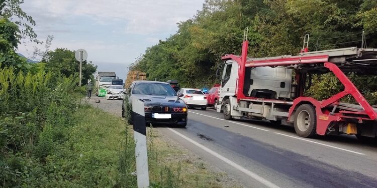 ავტოსაგზაო შეთხვევა , სამტრედია – ლანჩხუთის გზაზე